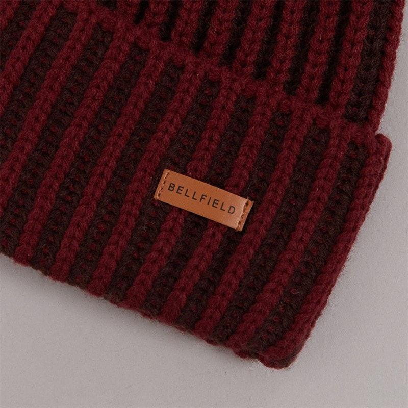 Mens Two Pack Beanies Grey/Burg - Image 2