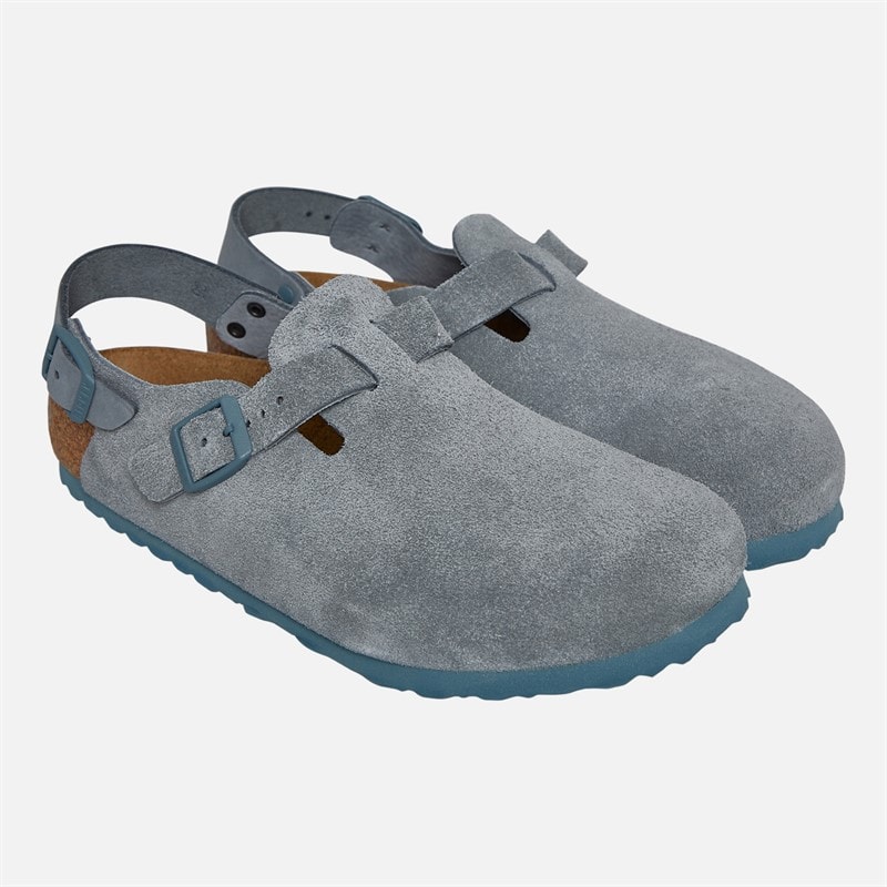 Tokio Ankle Strap Clogs Basalt Gray - Image 2