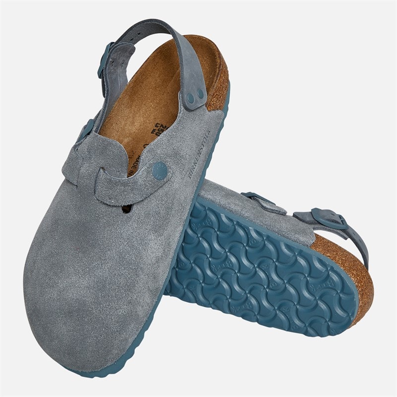 Tokio Ankle Strap Clogs Basalt Gray - Image 4