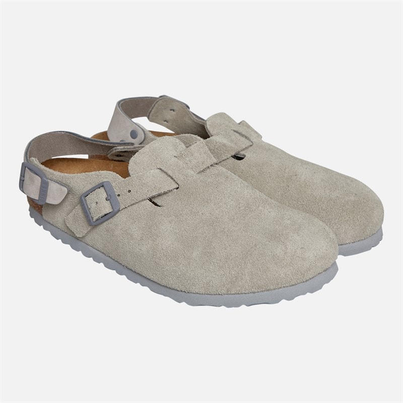 Tokio Ankle Strap Clogs Stone Coin - Image 2