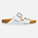 Womens Arizona Dual Strap Sandals White