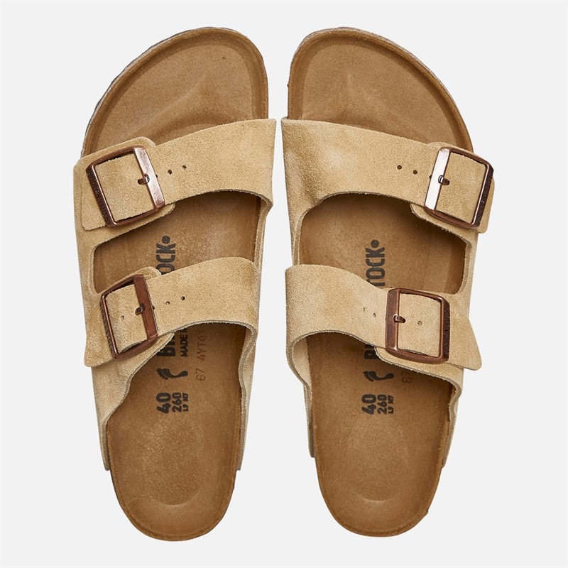Arizona Dual Strap Sandals Latte Cream - Image 3