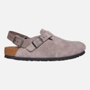 Tokio Ankle Strap Clogs Faded Purple