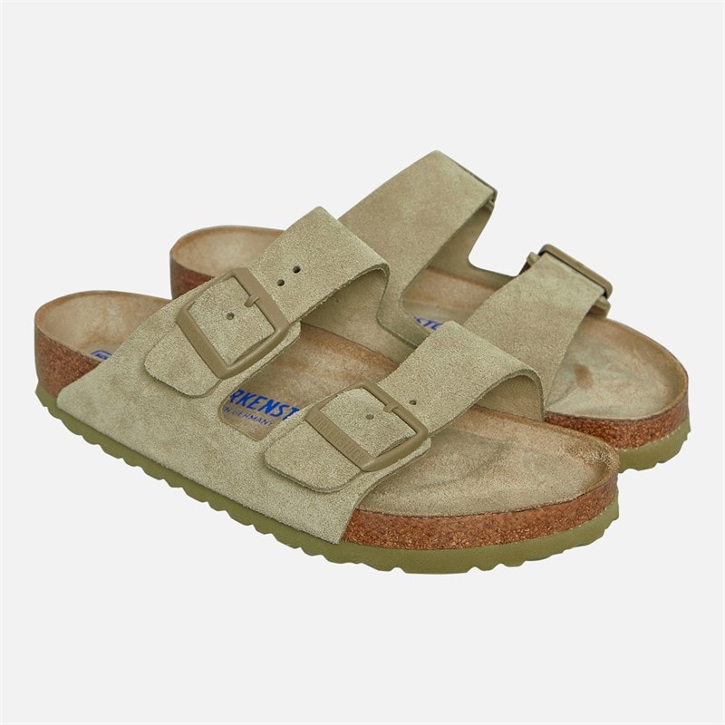 Arizona Dual Strap Sandals Faded Khaki - Image 2