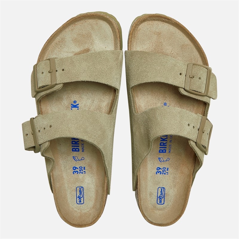 Arizona Dual Strap Sandals Faded Khaki - Image 3