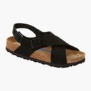 Womens Tulum Cross Strap Sandals Black