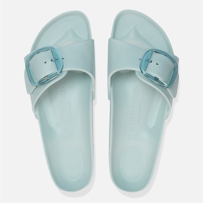 Womens Madrid Big Buckle EVA Sandals Surf Green - Image 3