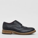 Mens Triumph II Brogue Shoes Black