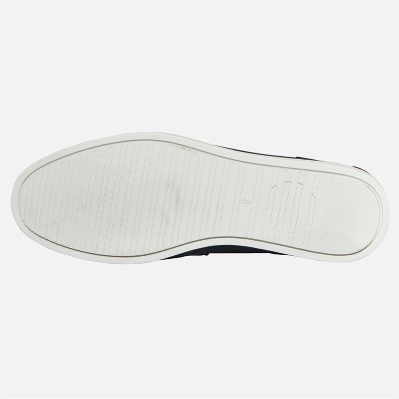 Mens Oceanic Deck Shoes Navy/Tan - Image 5