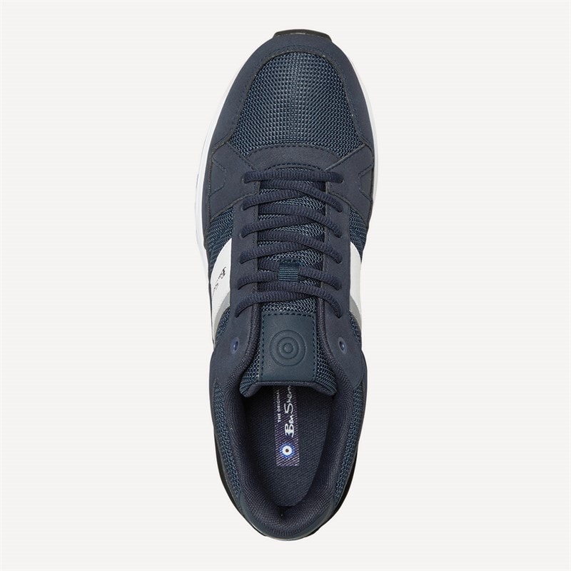 Mens Fowler Trainers Navy - Image 4