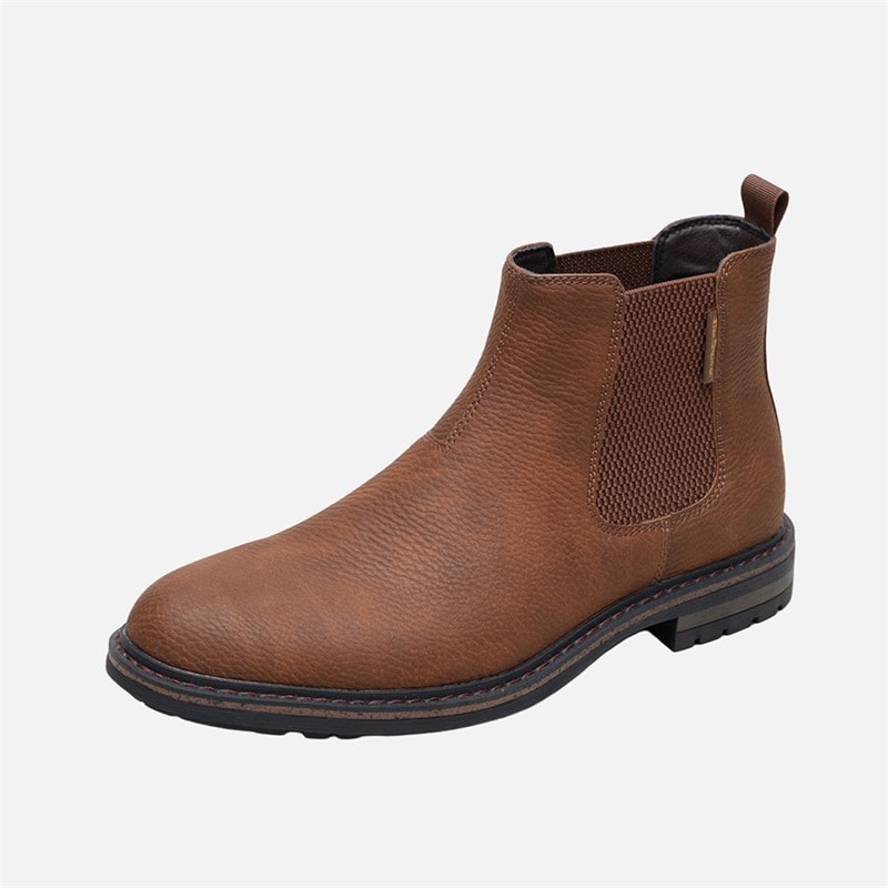 Mens Vincent Chelsea Boots Tan - Image 2