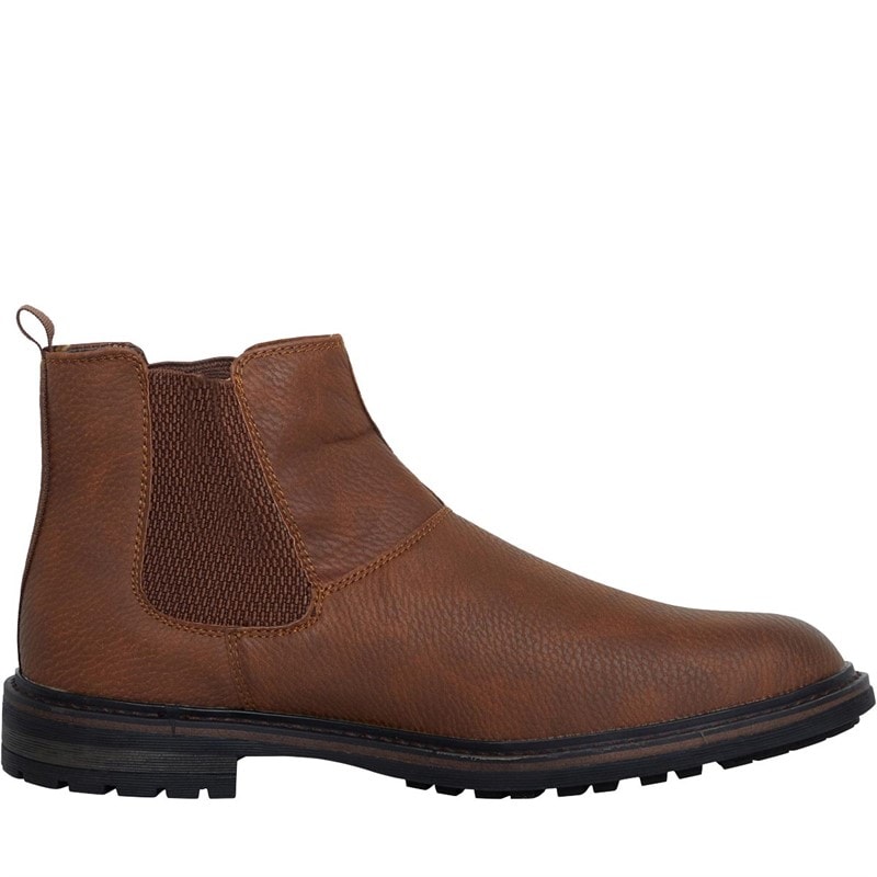 Mens Vincent Chelsea Boots Tan - Image 5