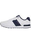 Mens Owen Retro Run Trainers White/Navy