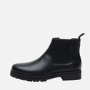 Mens Chesterley Chelsea Boots Black Grain/Black Sole