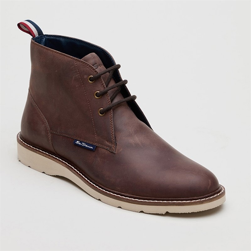 Mens Hampton Chukka Boots Brown - Image 2