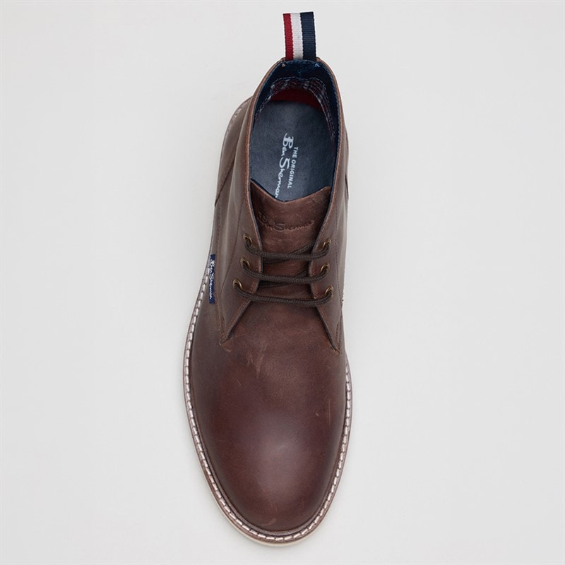 Mens Hampton Chukka Boots Brown - Image 3