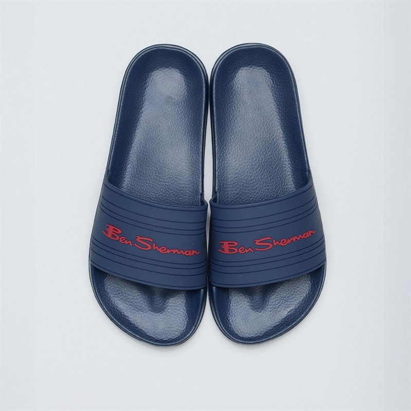 Mens Southend Sliders Navy/Red - Image 3
