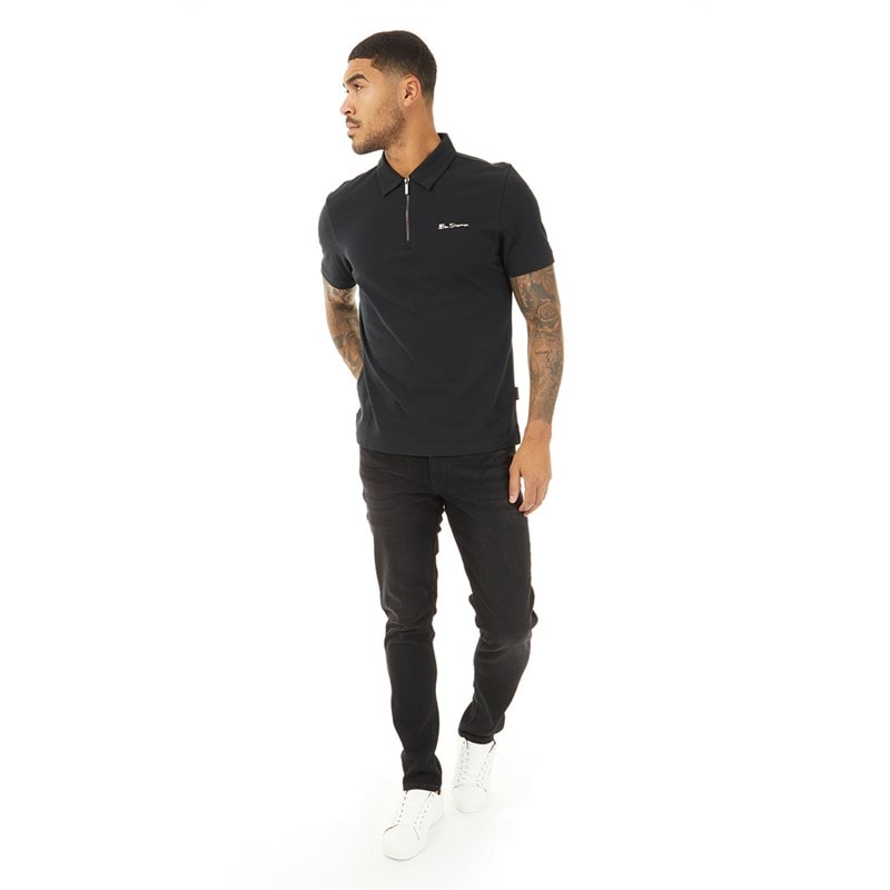 Mens Slim Fit Jeans Washed Black - Image 4