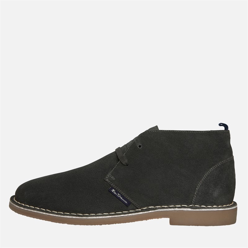 Mens Hemmings Suede Chukka Boots Grey Suede - Image 1