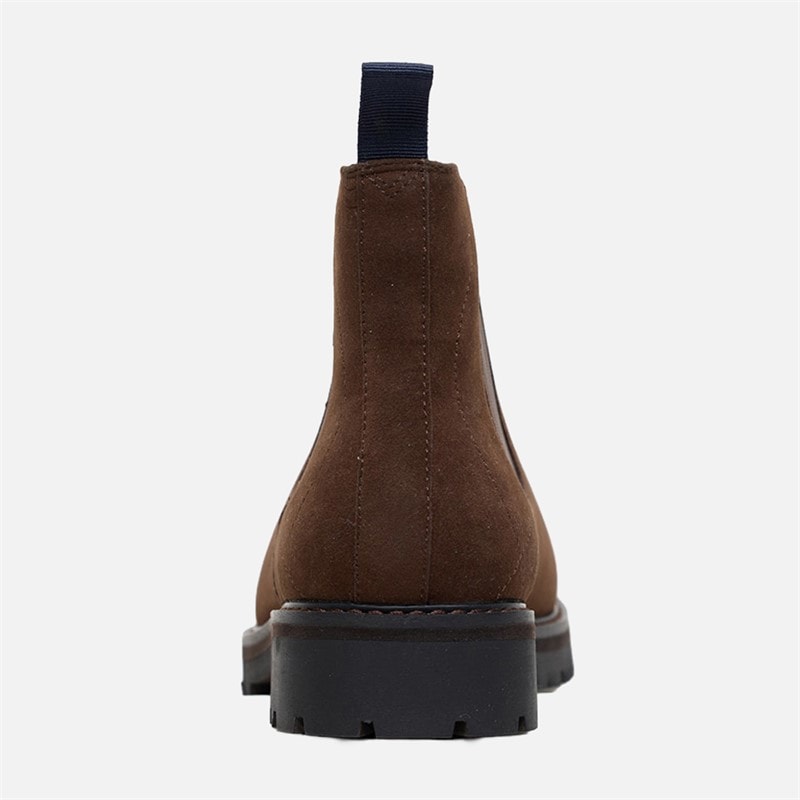Mens Chesterley Chelsea Boots Brown IMI Suede - Image 4