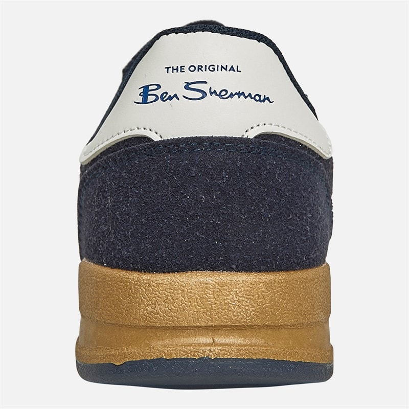 Mens Sokka Stripe Trainers Navy/White/Blue - Image 3
