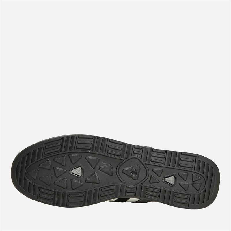 Mens Sokka Stripe Trainers White/Grey/Black - Image 2