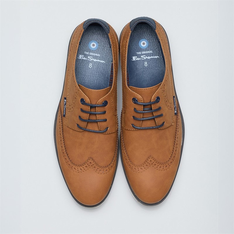Mens Mexico Shoes Tan - Image 3