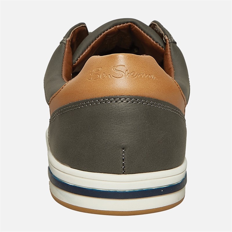 Mens Detour Perf Shoes Grey PU - Image 3