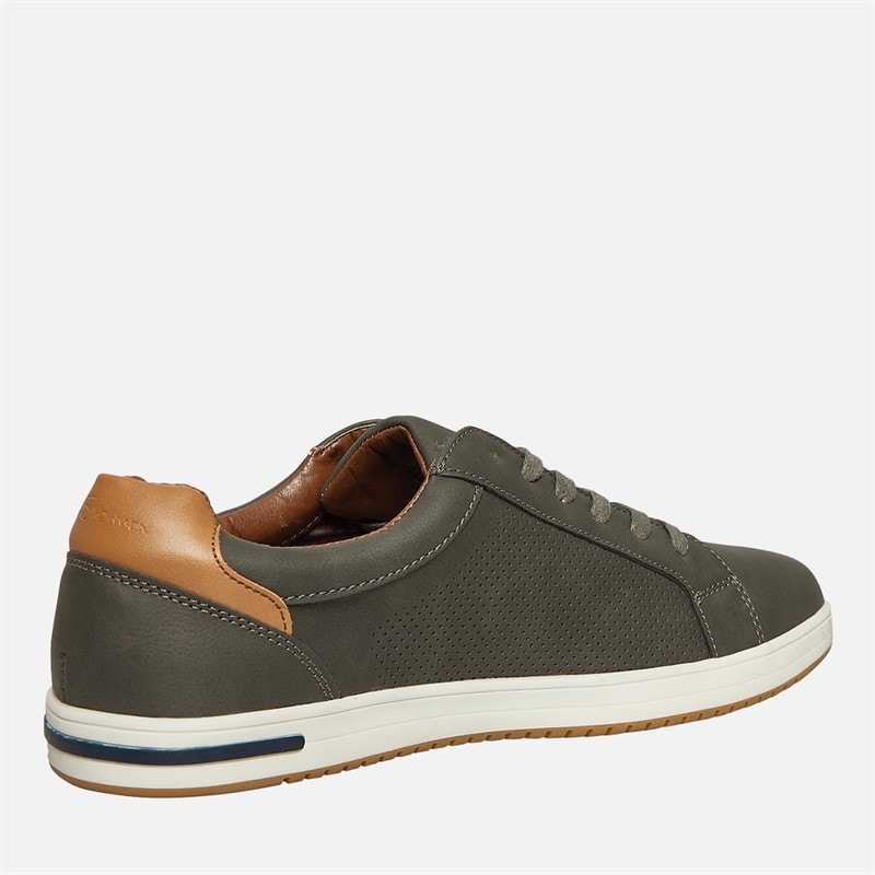 Mens Detour Perf Shoes Grey PU - Image 5
