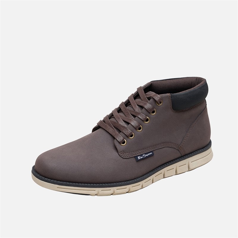Mens Carlton Chukka Boots Brown/Black - Image 2
