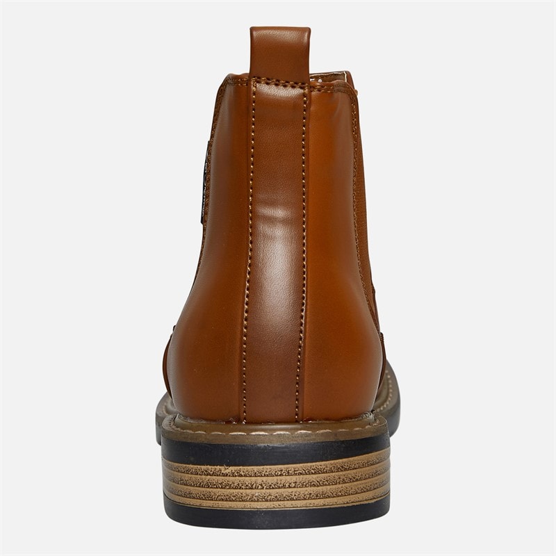 Mens Tribute Chelsea Boots New Tan Burnish - Image 3