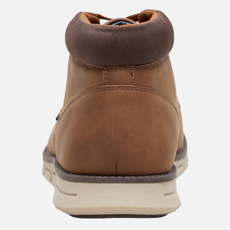 Mens Carlton Chukka Boots Tan/Brown - Image 4
