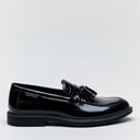 Mens Chancery Tassle Loafers Black