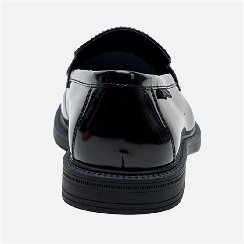 Mens Chancery Tassle Loafers Black - Image 4