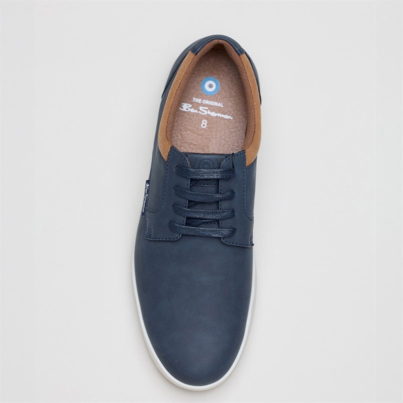 Mens Detour Derby Shoes Navy Imi - Image 3