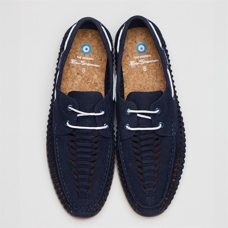 Mens Miami Deck Shoes Navy - Image 3