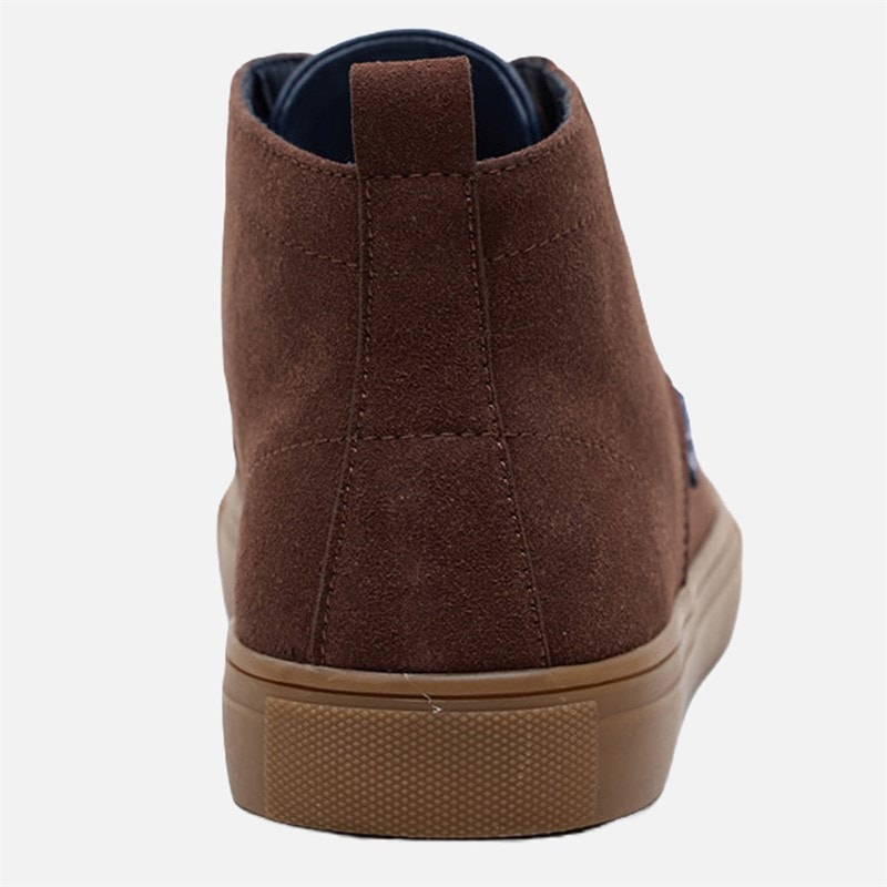 Mens Parky Chukka Boots Dark Brown - Image 4