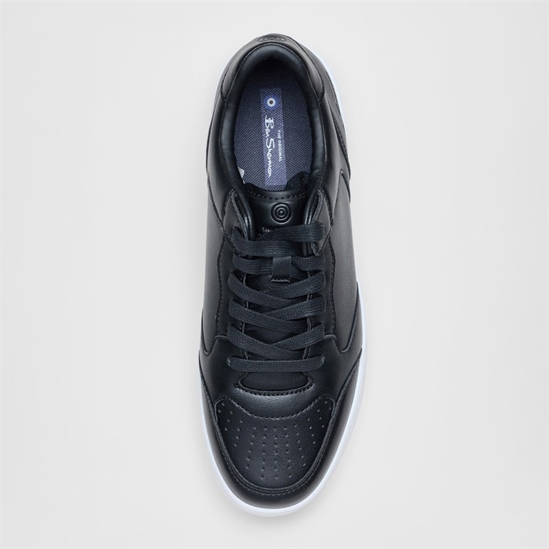 Mens Match Trainers Black/White - Image 3
