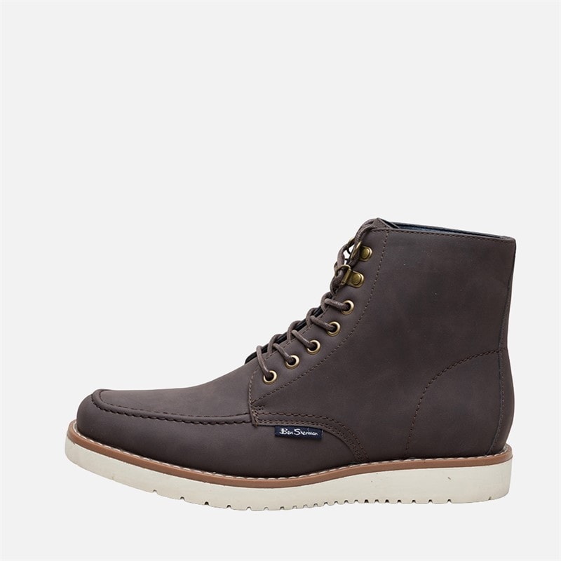 Mens Convoy Boots Chocolate Brown - Image 1