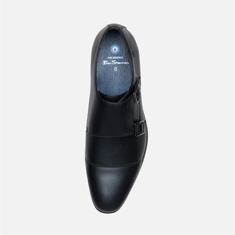 Mens Rick Monk Shoes Black - Image 3