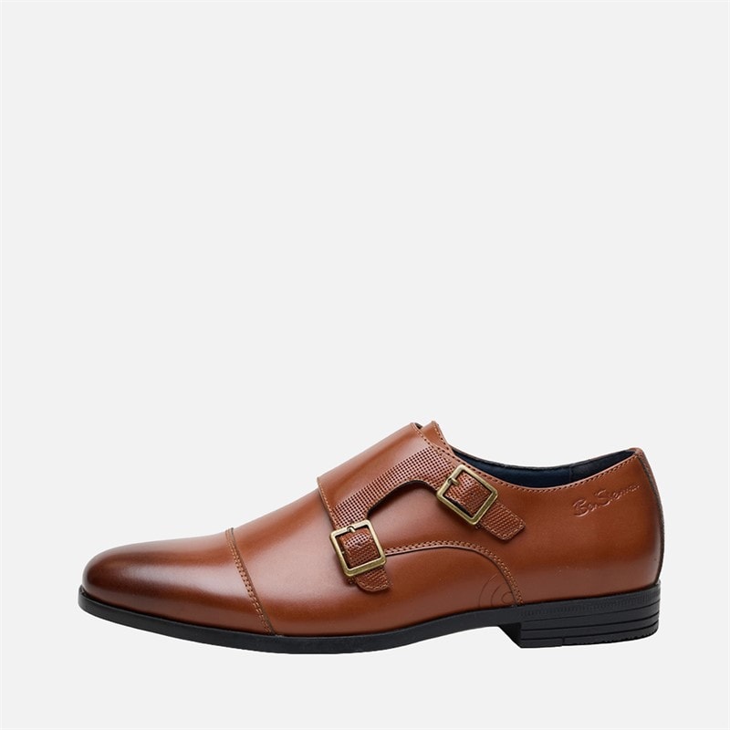 Ben Sherman Mens Rick Monk Shoes Tan