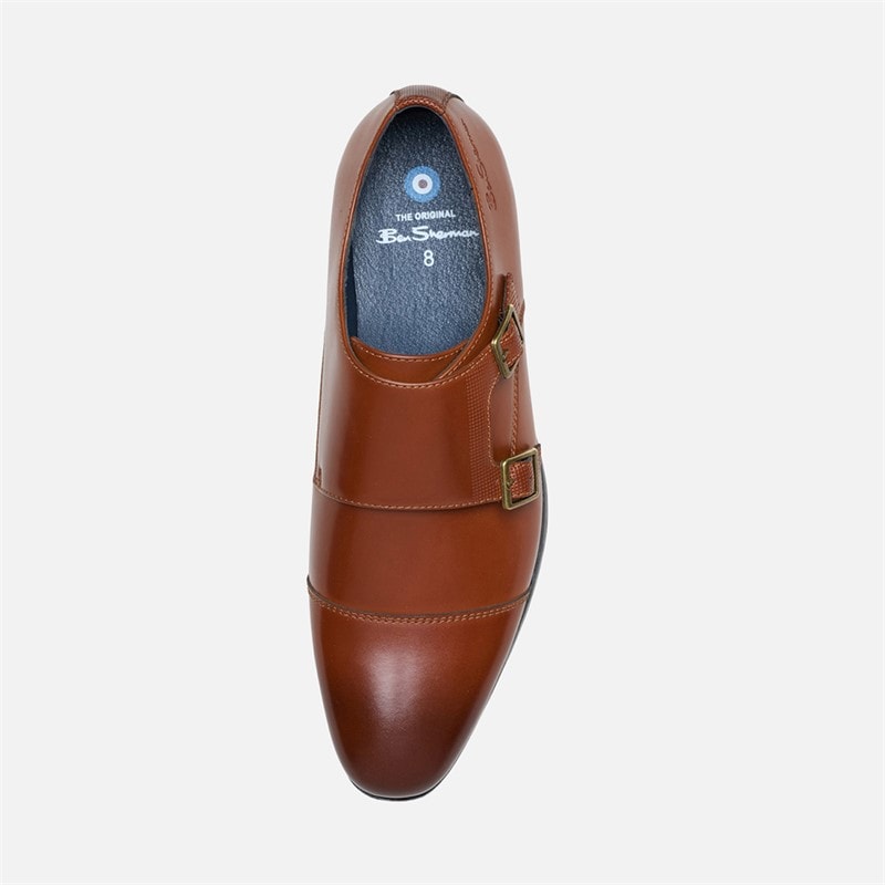 Mens Rick Monk Shoes Tan - Image 3