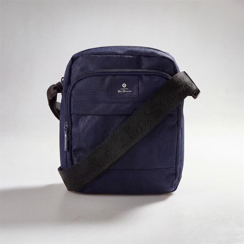 Mens Newton Cross Body Bag Navy - Image 2