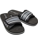 Mens Mateo Sliders Black/Grey/White