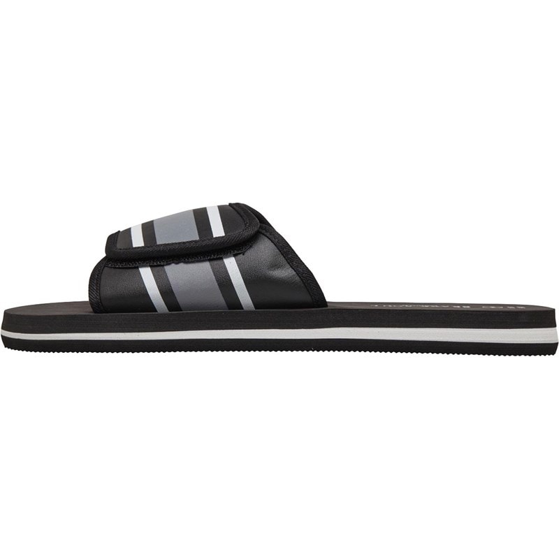 Mens Mateo Sliders Black/Grey/White - Image 2