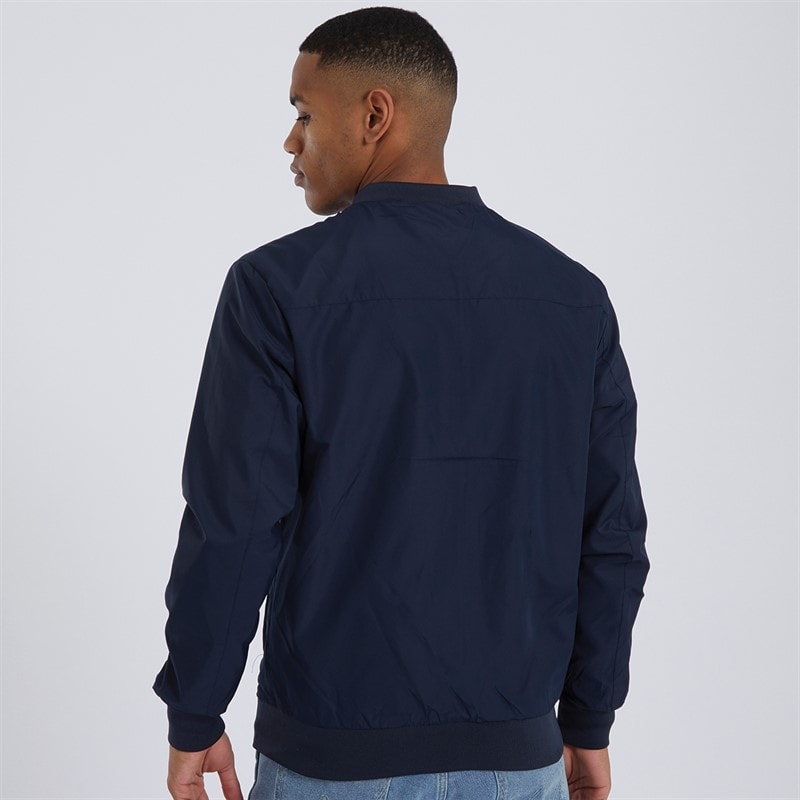 Mens Sanjay Bomber Jacket Navy - Image 2