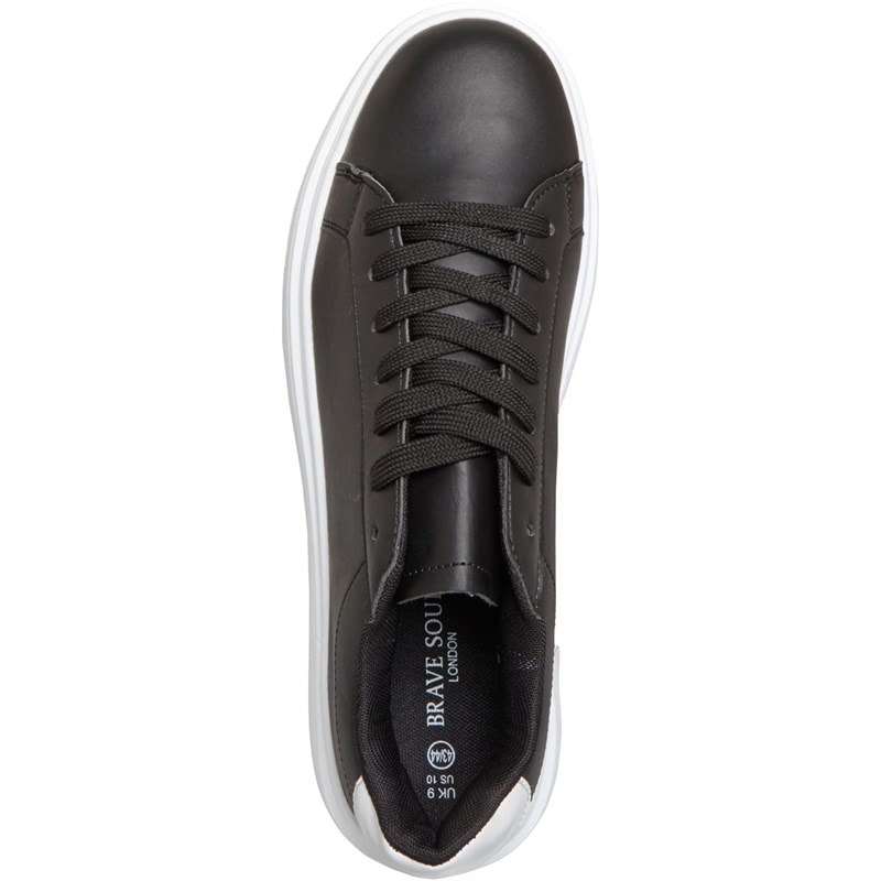 Mens Royal Trainers Black/White - Image 4
