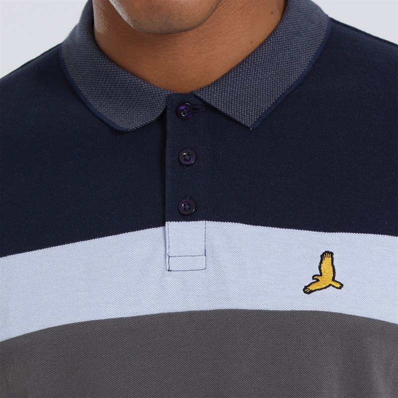 Mens Miguel Polo Shirt Dark Navy - Image 3