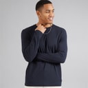 Mens Trial Long Sleeve Top Navy