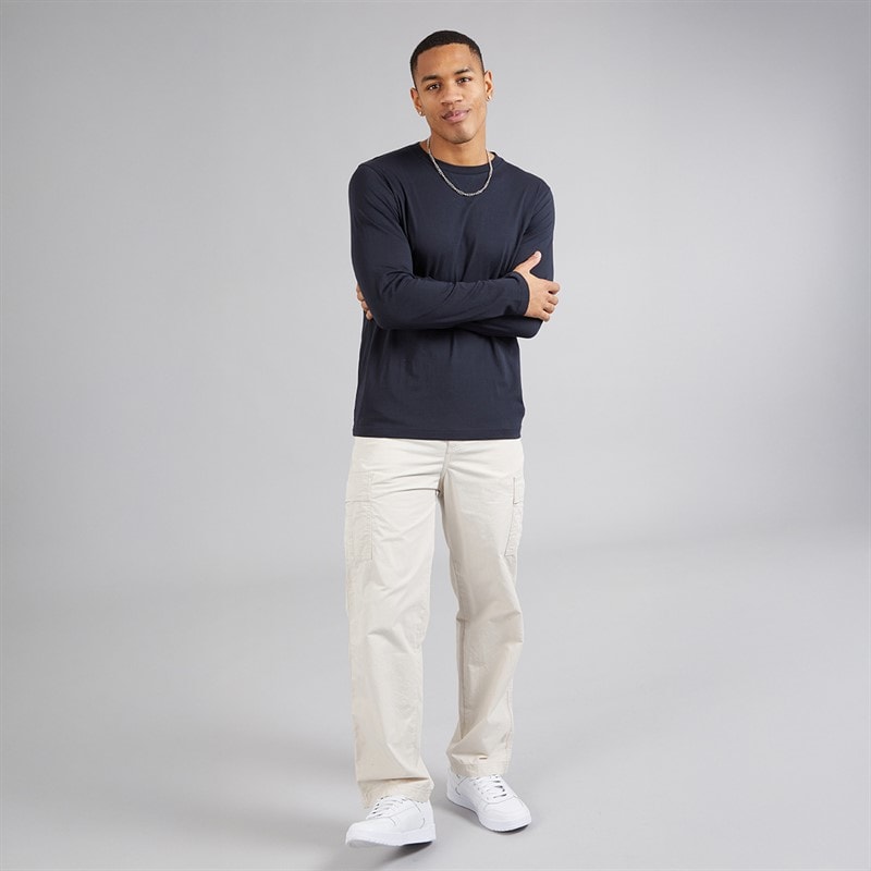 Mens Trial Long Sleeve Top Navy - Image 3